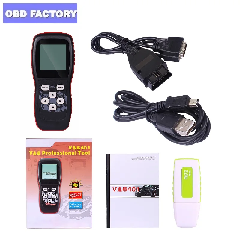 VAG401 Professional Code Reader Scanner OBD2 Auto diagnostic Tool for AUDI/SEAT/SKODA/VW Automobiles |