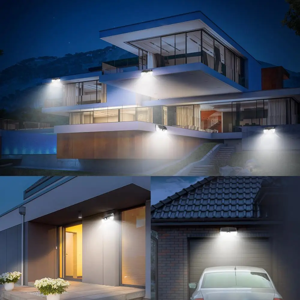 2 упак./лот LITOM 40 LED Солнечный Свет Открытый датчик движения огни 24.5%