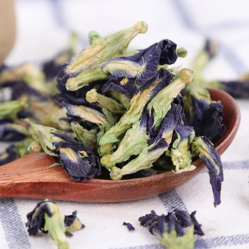 Синяя бабочка топ горох чай цветок повышает пищеварение анти спирт здоровье