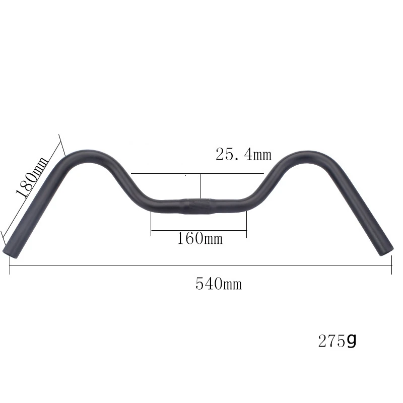 Велосипедный руль Ласточка Удобный прочный изогнутый стержень из алюминиевого