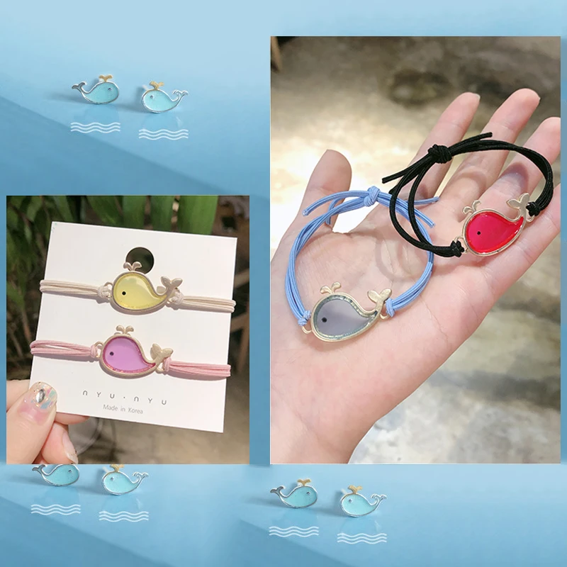 YYOUFU новый мультфильм Корея маленький свежий КИТ головы Веревка хвост держатель