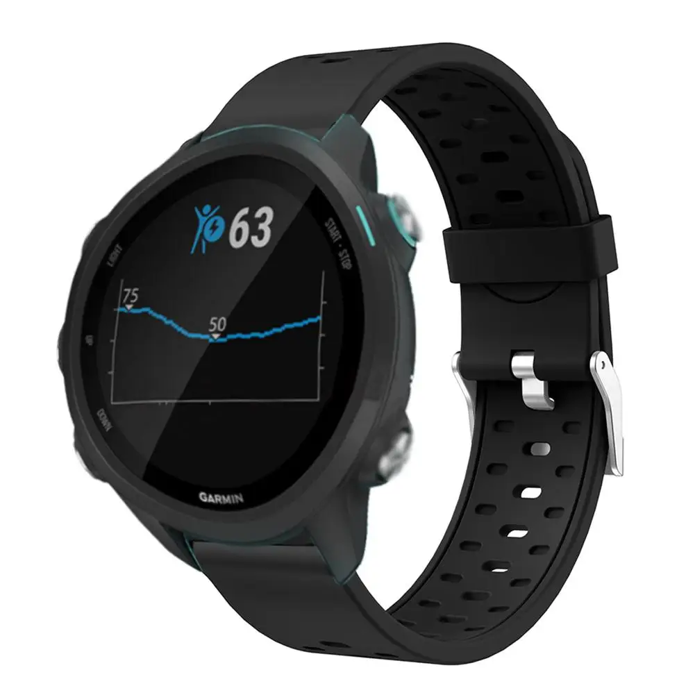 20 мм силиконовые умные часы ремешок замена ремешок для Garmin Forerunner 245 умные наручные часы ремешок аксессуары