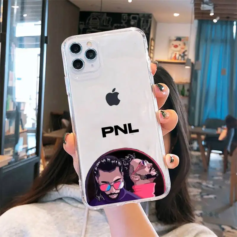 

star PNL Rapper singer Phone Cases Transparent for iPhone 6 7 8 11 12 s mini pro X XS XR MAX Plus se cover funda shell