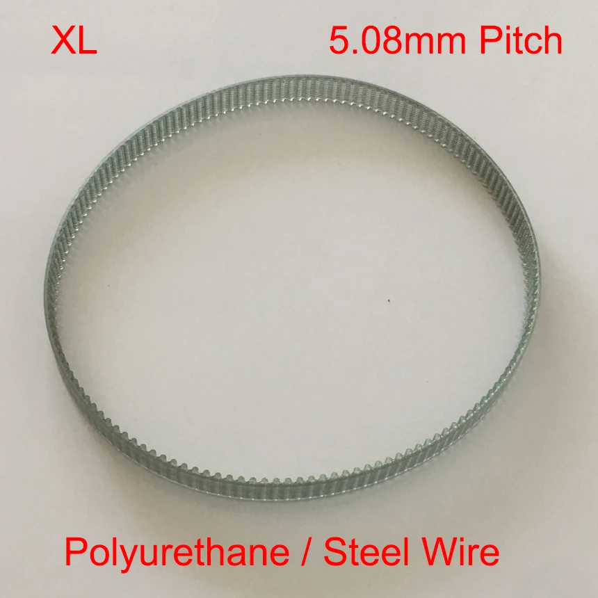 

212XL 214XL 216XL 106 107 108 Tooth 10mm 12mm 15mm 18mm 20mm Width 5.08mm Polyurethane PU Steel Wire Synchronous Timing Belt