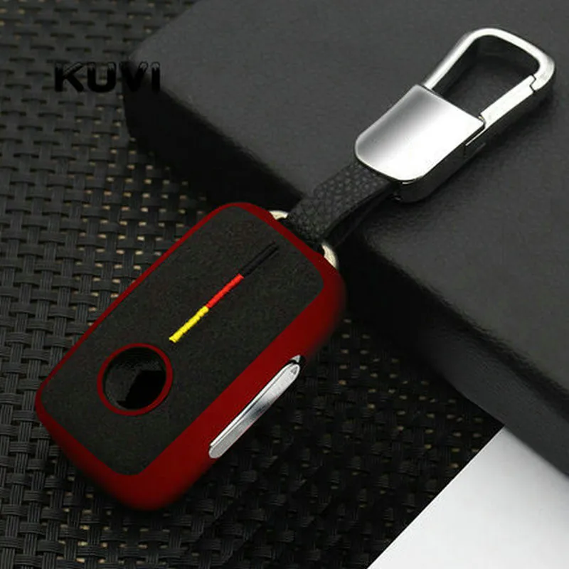 Новый замшевый чехол для автомобильных ключей из ТПУ VW Golf Bora Jetta POLO GOLF Passat Skoda Octavia