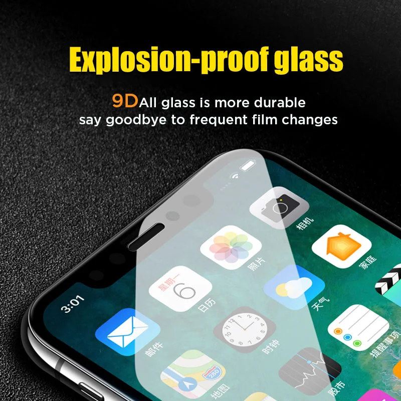 Пленка для объектива задней камеры iPhone SE 2020 9D полное покрытие закаленное стекло 6