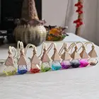 Автомобильный парфюм, подвесной освежитель воздуха, стеклянный прозрачный многоразовый автомобильный аромат для духов, подвесная пустая бутылка, автомобильные аксессуары для интерьера