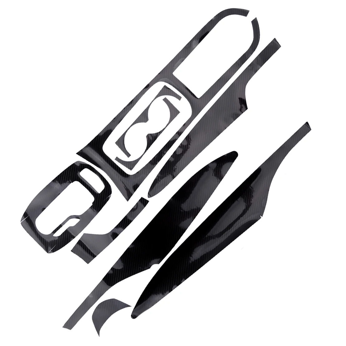 

21pcs Interior Door Instrument Console Cover Sticker Trim Kit Car Fit For Cadillac ATS-L 2014 2015 2016 2017 2018