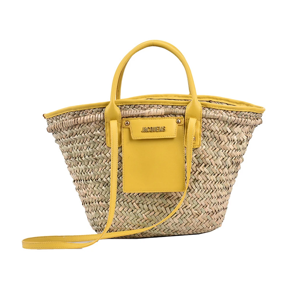 

Summer and Fall New High Capacity Weave Straw Rattan Crossbody Shoulder Bags for Beautiful Women Beach Handbags and Purses