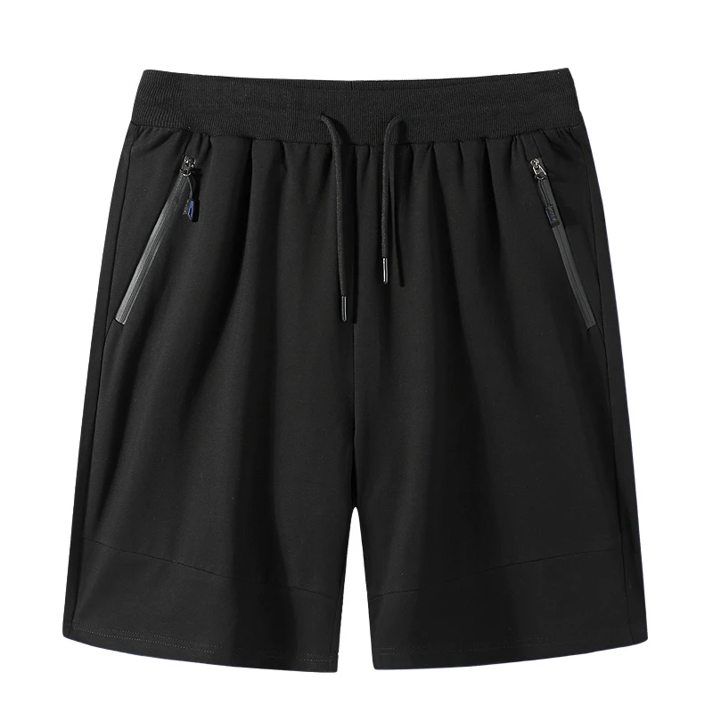 

Men Gym Shorts High Quality 95% Cotton Zipper Mens Oversize Outdoor Sport Running Fitness Training Shorts Plus Size 5XL 6XL