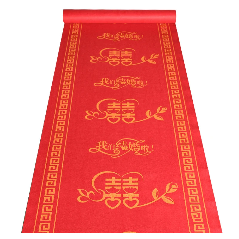 2019 Китайский классический горячего тиснения красной ковровой дорожки 2 мм