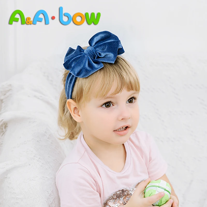 Diademas de lazo s&oacute;lido para beb&eacute; y ni&ntilde;a, turbante de nailon suave para reci&eacute;n nacido, cintas para la cabeza de beb&eacute;, turbante para beb&eacute;, 1 ud., env&iacute;o directo-1