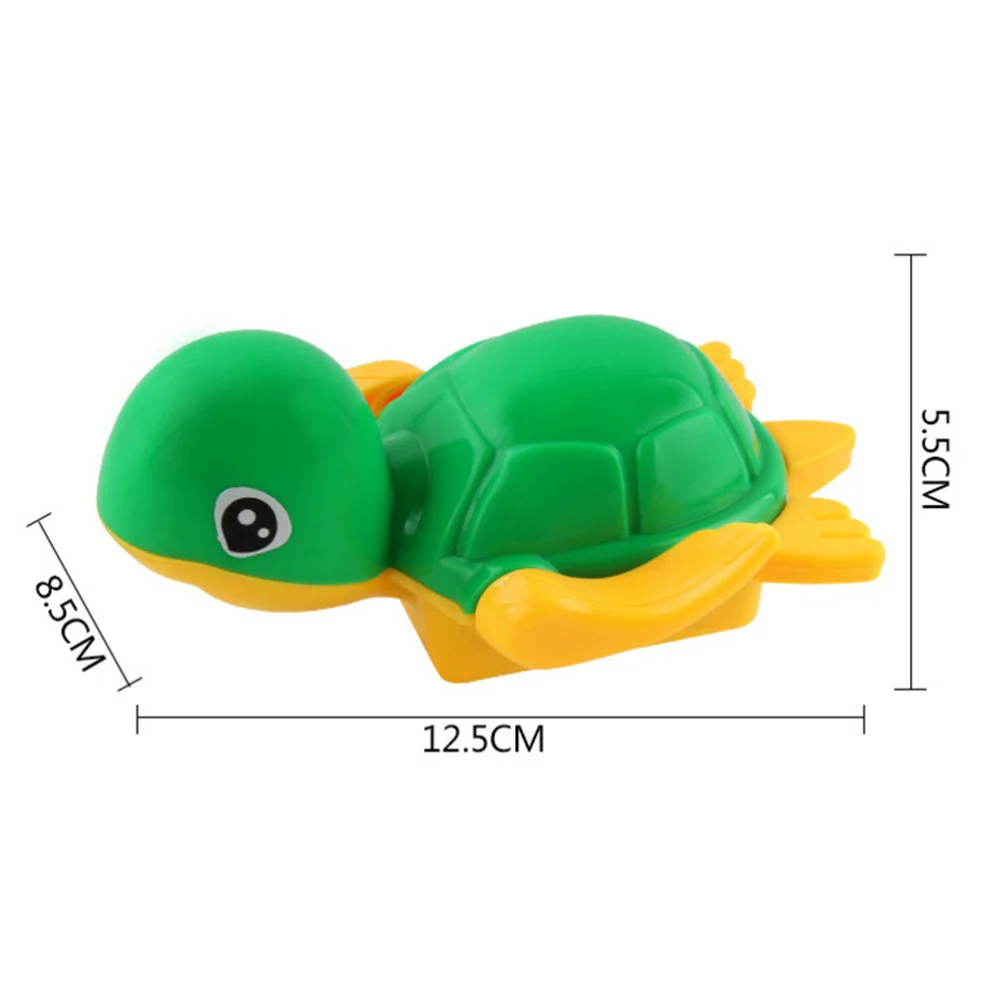 

2pcs Children Bath Wind-up Water Sprayer Cartoon Shape Tortoise Shape Design Baby Shower (Random Color)