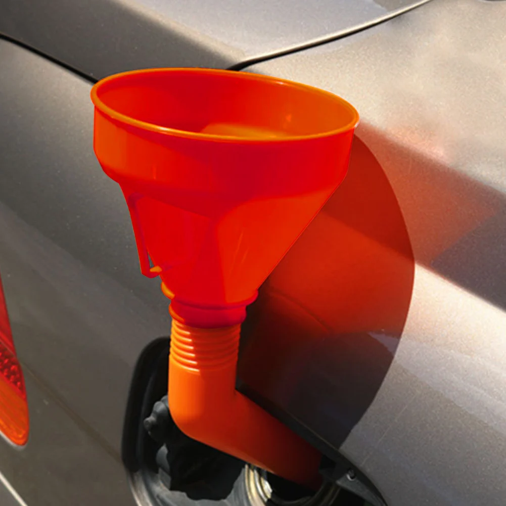 Прочный Оранжевый носик топливная Воронка аксессуары для воды Инструменты
