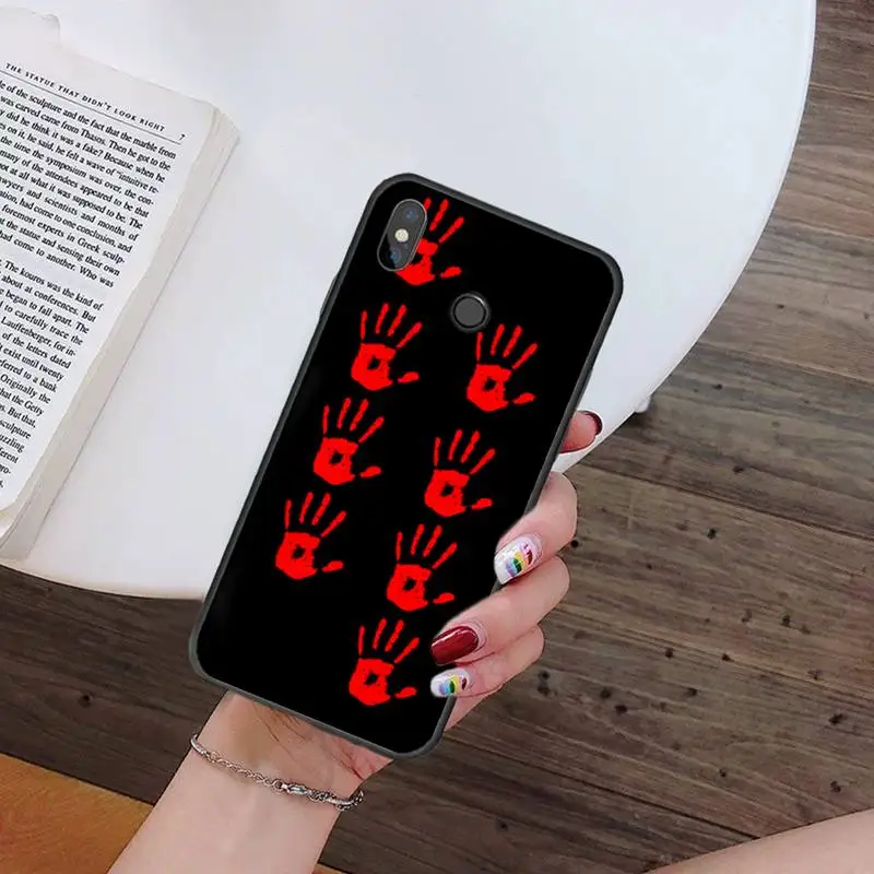 

Thermal Heat Induction hand funda cover coque Phone Case For Xiaomi Redmi note 7 8 9 t k30 max3 9 s 10 pro lite