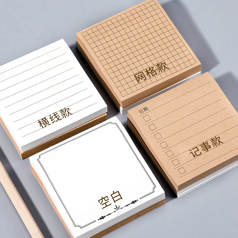 

80Page Creative Notepad Can Tear Sticky Notes for Students N Times To Paste Memo Pad Korea Stationery School Supplies Simplicity