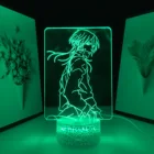 Черная фигурка Батлера из аниме, светодиодный ночсветильник для спальни, украшение, красосветильник, манга, подарок, 3D настольная лампа, кибер-сделка, понедельник