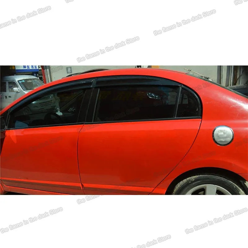 Крышка бака lsrtw2017 из АБС пластика для honda civic 2006 2007 2008 2009 2010 2011 8 аксессуары