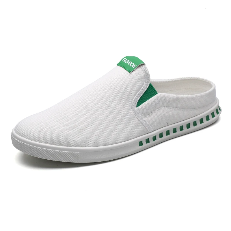 

Мужские туфли без шнуровки, дышащие холщовые туфли, Нескользящие удобные повседневные лоферы, мягкая обувь для вождения, на плоской подошве...