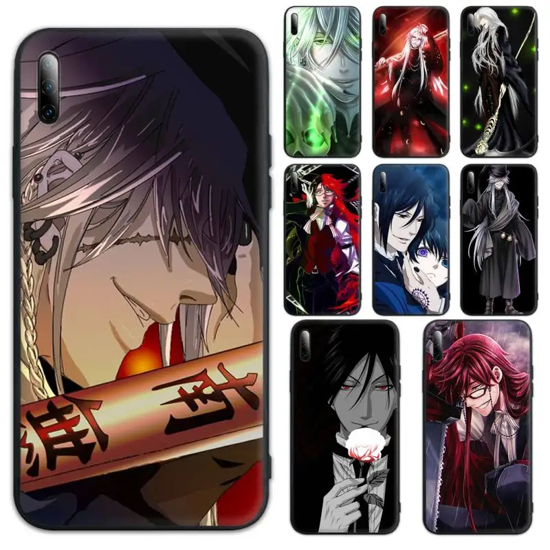 

Undertaker Black Butler Kuroshitsuji Phone Case for Redmi 5 5A Plus 6 6pro S2 7 7A 8 8A 9 9A K20 4X K30 pro Fundas cover