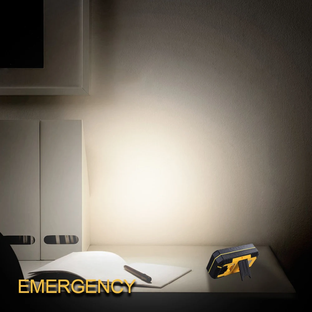 

Portable COB Work Light USB Rechargeable Built-in Battery Magnetic hook Torch Power Bank Flashlight with camping/Car Repair