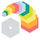 Шестигранник, Новое поступление 2021 года, форма для резки металла, Цветочная бирка, конверт, кружевная кромка, скрапбукинг, бумага, ремесло, нож, перфоратор, трафареты
