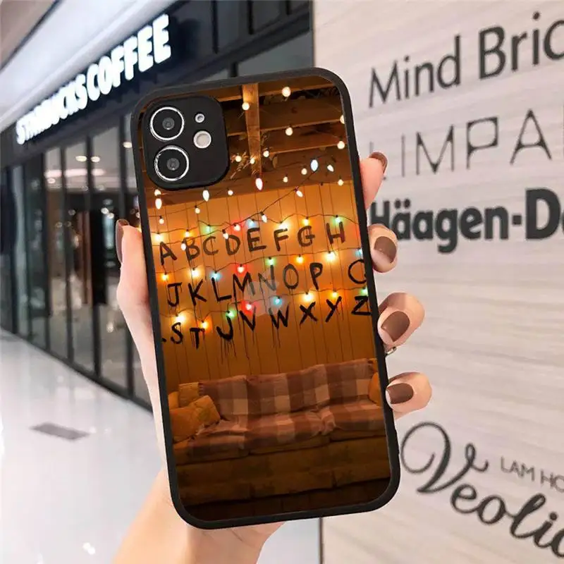 

Stranger Things Phone Case Matte Transparent for iPhone 7 8 11 12 s mini pro X XS XR MAX Plus cover funda