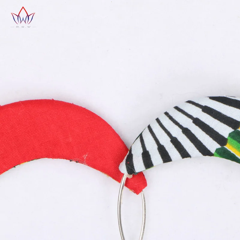 Женские серьги с этническим узором крупные ручной работы в африканском стиле