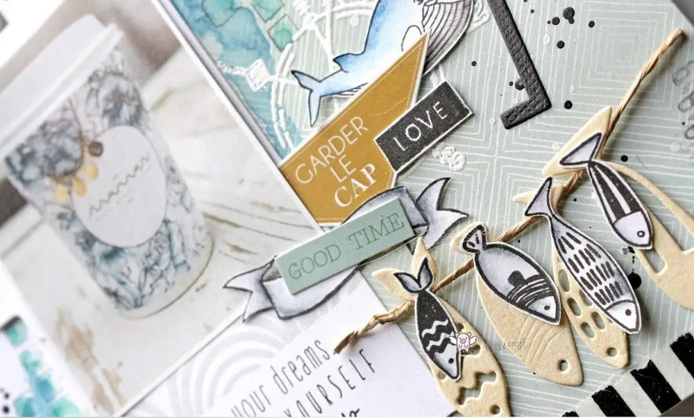 Металлические Вырубные штампы форма для вырезания различных рыбок украшение