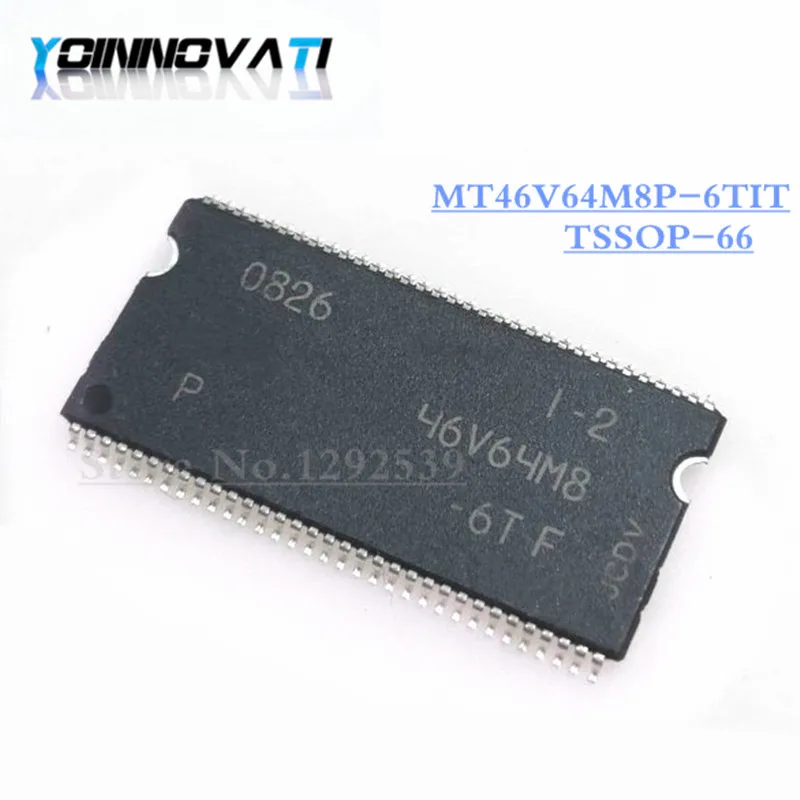 5 шт./лот 46V64M8 MT46V64M8P 6TIT TSOP 66 IC.| |