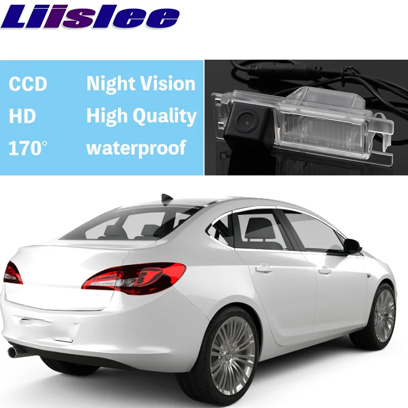 Liislee для Opel Astra J 2009 ~ 2015 Автомобильная камера заднего вида с высокой реверсивной
