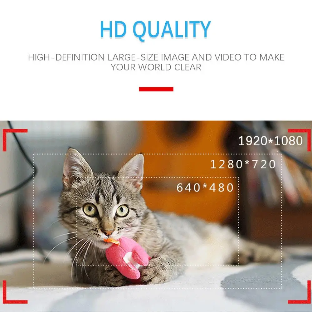 

Lsmartlife USB 2.0 PC Camera 1080P Video Record Hd Webcam Web Cam With Mic Computer For Laptop