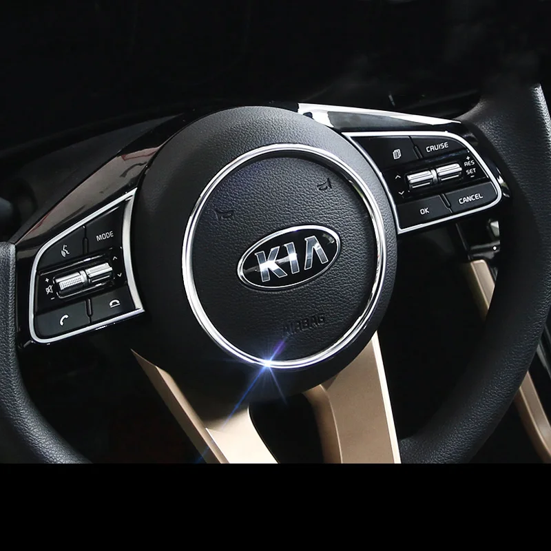 Автомобильное рулевое колесо маркировочное кольцо логотип отделка для Kia K3 Cerato
