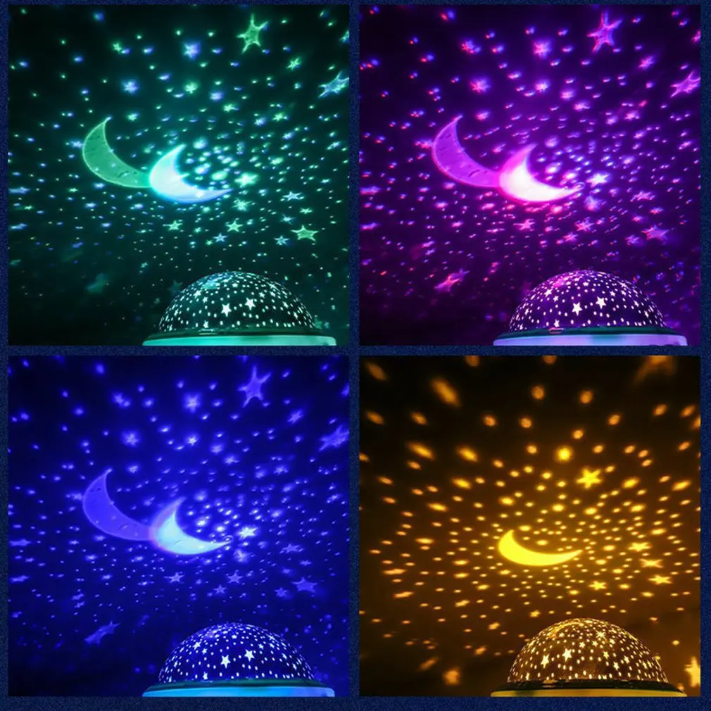 

Projection Lamp UFO Flying Saucer Star And Moon Colourful Gradient Projection Lamp Home Background Wall Decoration Colorful Lamp