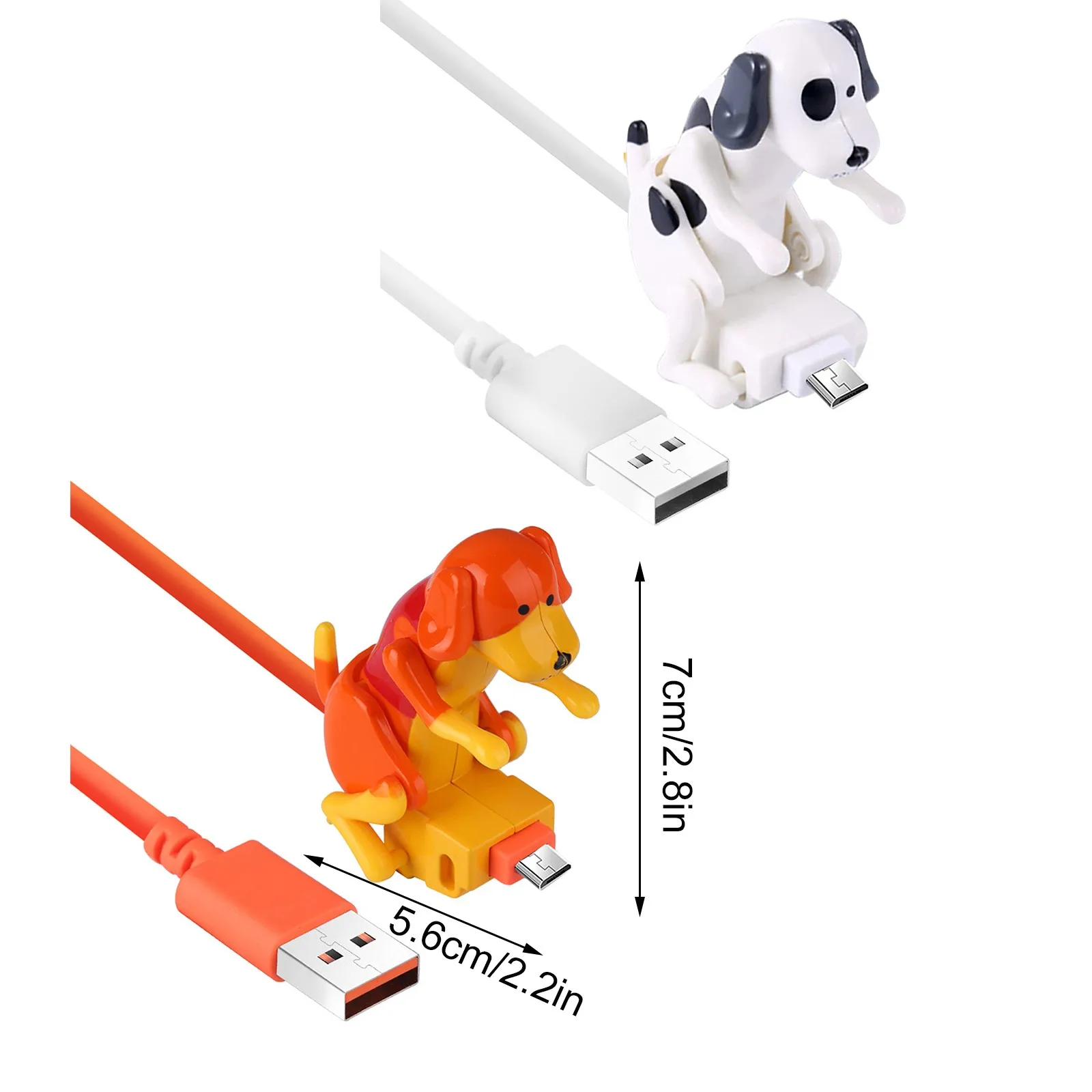 

Funny Humping Dog Fast Charger Cable - Stray Dog Charging Cable, Dog Toy Smartphone USB Cable Charger, Mini Spot Dog Toy