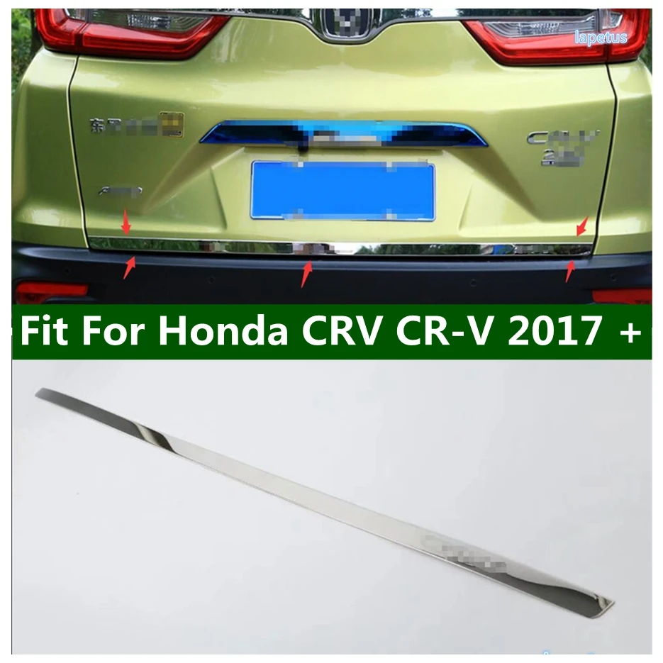 

Lapetus Rear Trunk Lid Cover Tailgate Decoration Strip Trim Door Handle Molding Boot Garnish For Honda CRV CR-V 2017 2018 2019