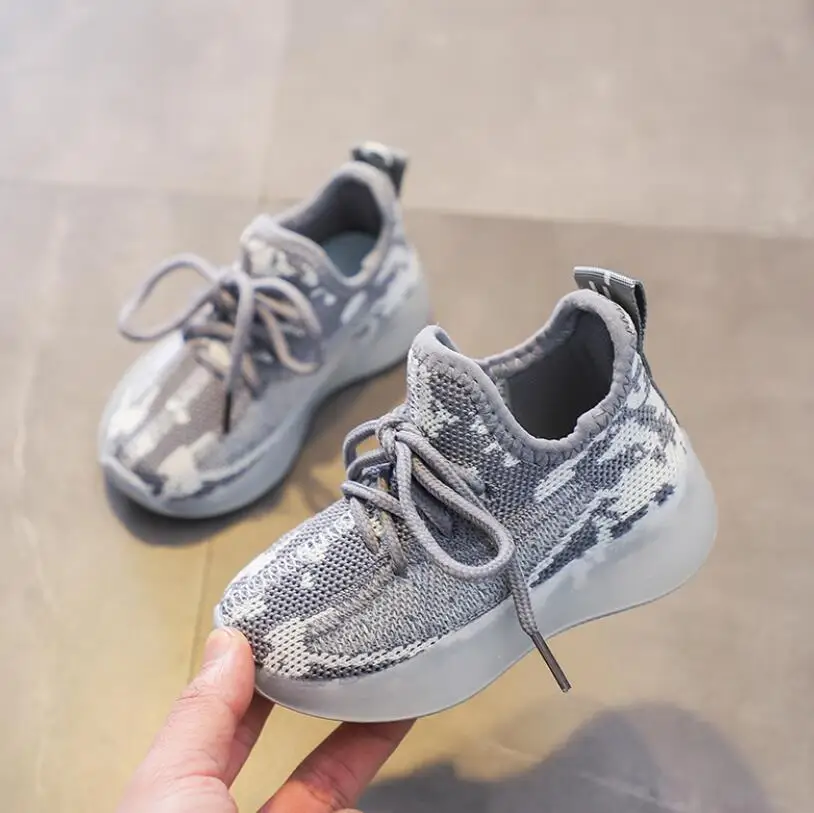 Новинка Весенняя модная дышащая Спортивная обувь для отдыха детская беговая