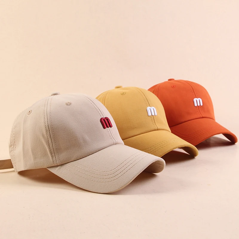 Твердые Цвет летняя шляпа от солнца для мужчин/Женская украшенная обувь Бейсбол