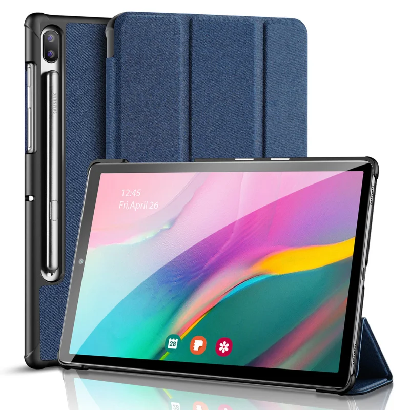 DUX DUCIS, тканевый кожаный чехол для samsung Galaxy Tab S6, Роскошный ультра тонкий флип-чехол с подставкой для samsung Galaxy Tab S6 10,", Чехол