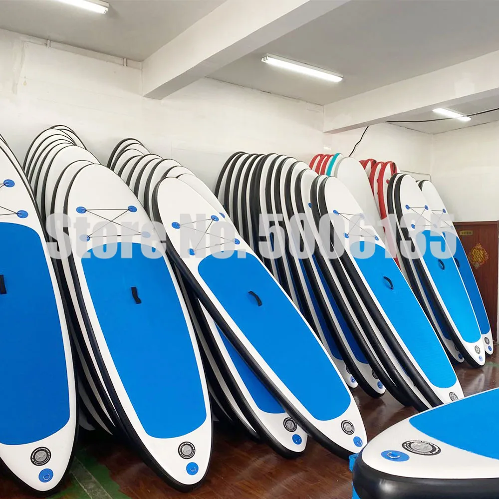 

305*76*15cm Portable Surfboard Inflatable Stand Up Adult Anti-leak Valve Paddle Board Portable and Easy to Store