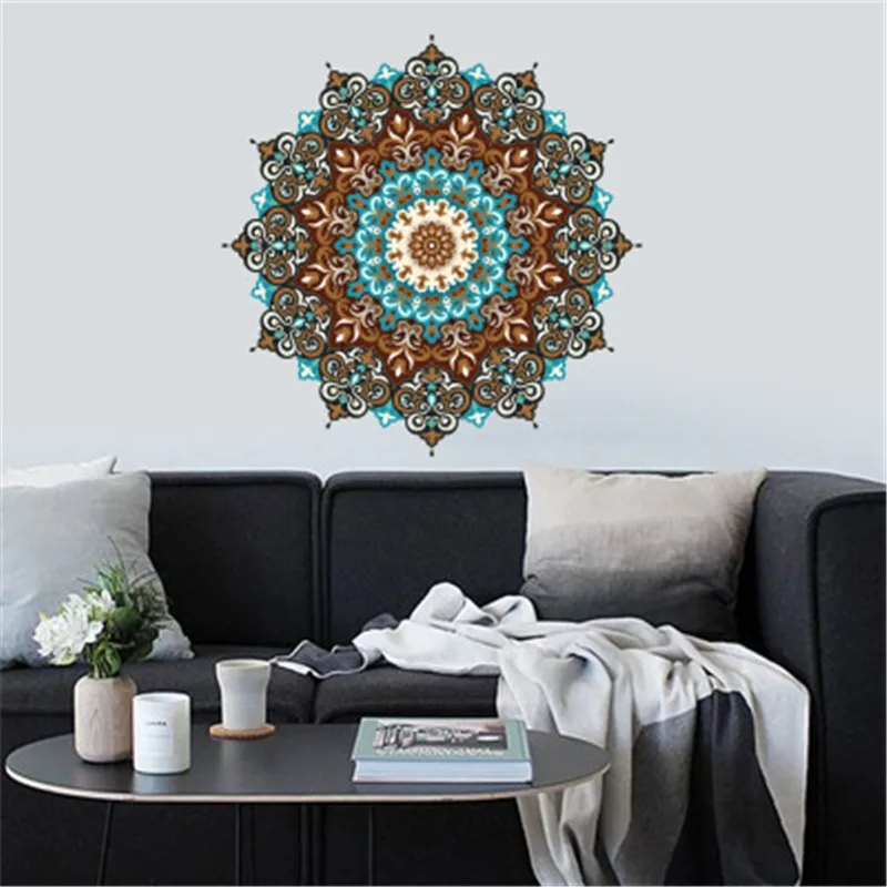 Мандала настенные Стикеры для медитации йоги искусство на стену гостиная в стиле