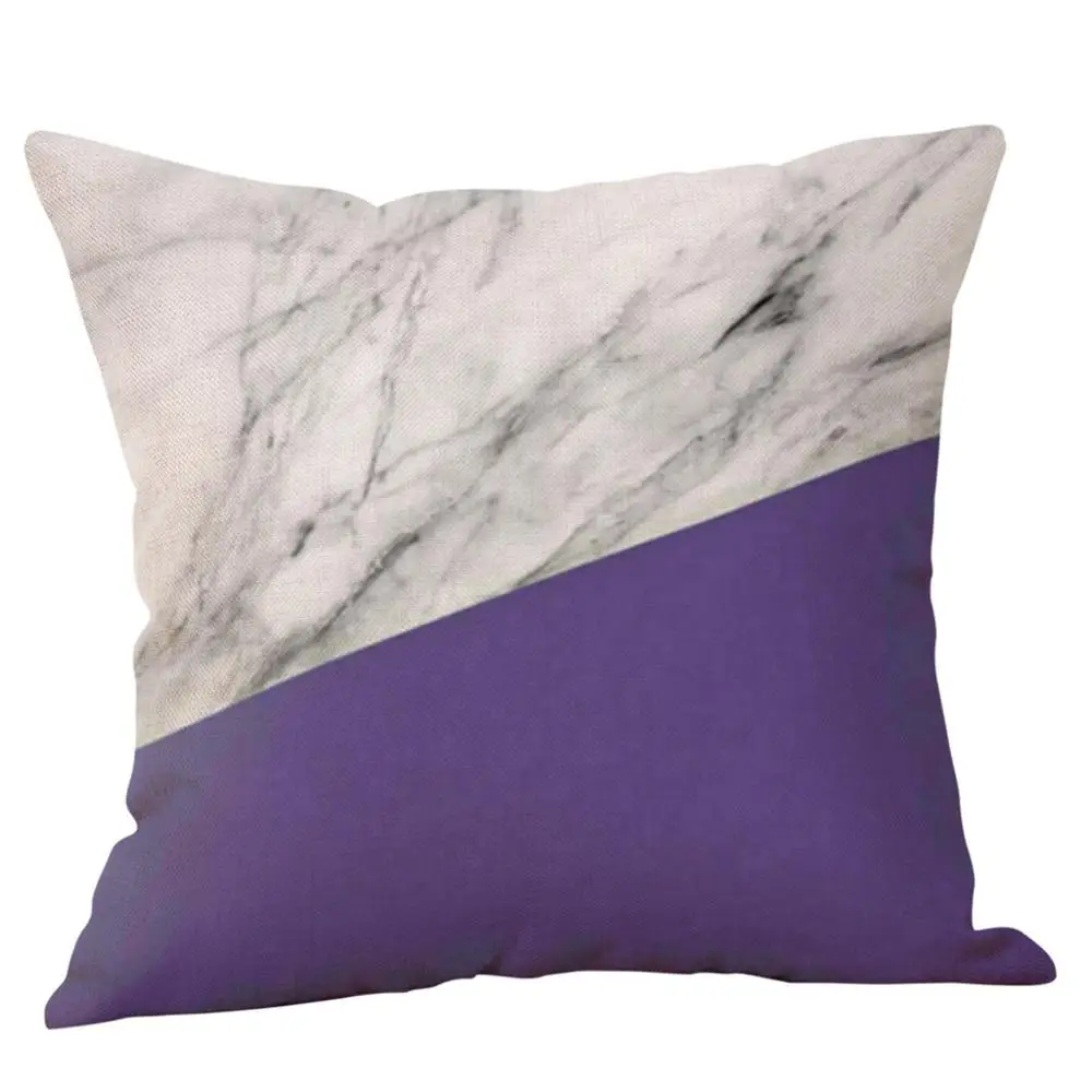 Новинка наволочка 18 дюймов фиолетовая для подушки дивана на талию домашний декор