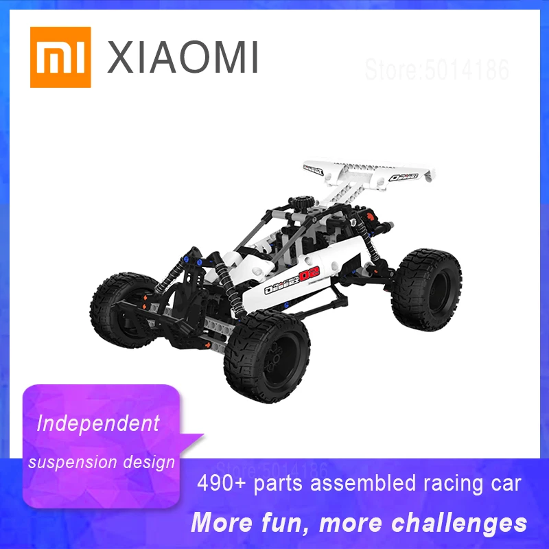 XIAOMI MIJIA строительный блок пустынные гонки кирпичи стежки игрушки 490+ классические части детские подарки, которые вдохновляют на творчество