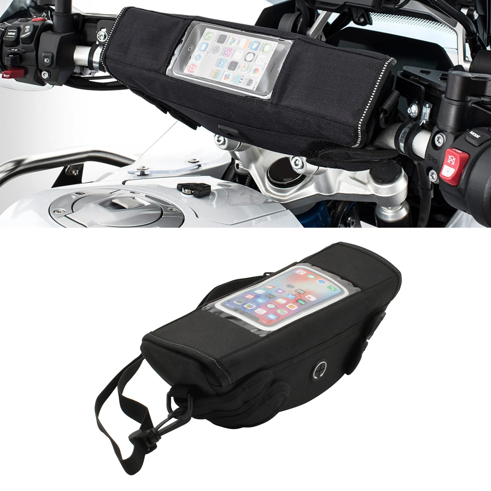 

Modern Motorcycle Handlebar Bag for BMW R1200GS ADV R1250GS R1200R R1250R