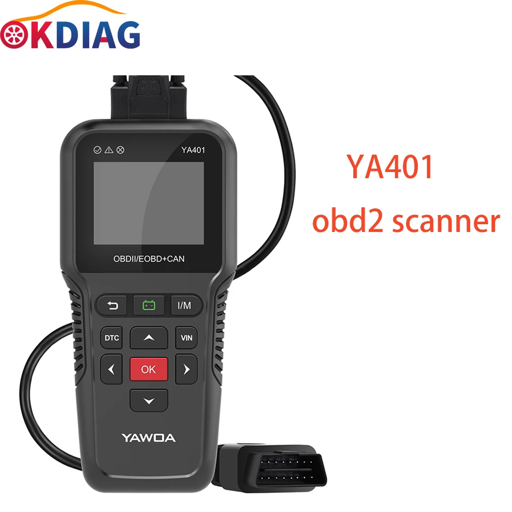 YA401 OBD2 сканер Авто диагностический инструмент код читателя авто двигатель