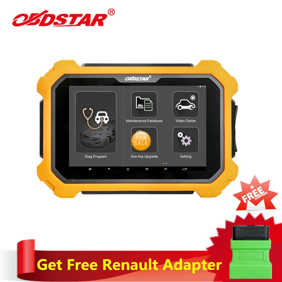 OBDSTAR X300 DP Plus X300 PAD2 C посылка полная версия Поддержка программирования ECU и Smart Key получить бесплатный адаптер для Renault