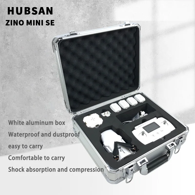 

ZINO MINI SE Drone Storage Box Waterproof And Dustproof Aluminum Box Lining With Pearl Cotton Anti-shock Protection Suitcase