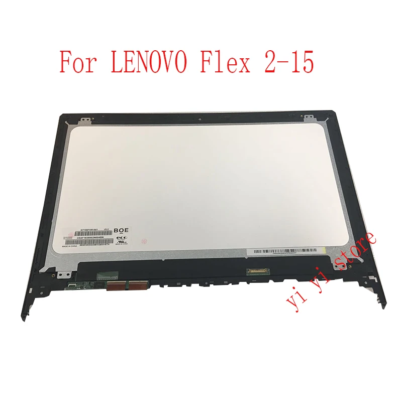 Сменный ЖК-дисплей для lenovo Flex 2-15 сенсорный экран в сборе рамка Flex2-15 1920x1080 1366x768 -
