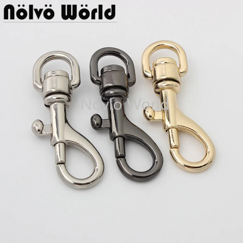 

30pcs High quality 11mm 4 colors purse adjusted strap rigger snap hook clasp metal clip swivel dog leash hardware diy