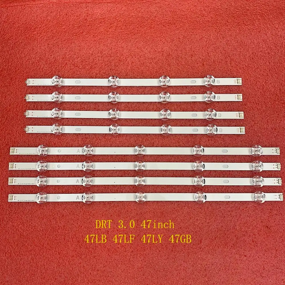 Комплект из 8 светодиодный ных лент для подсветки для LG 47LB653V 47LB652V 47LB650V 47LB631V 47LB630V 47LF5610 47LB580V 47LB5610 47LB580V 47LB5600